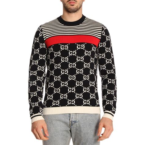 gucci polo neck sweater|Gucci sweater hoodie for men.